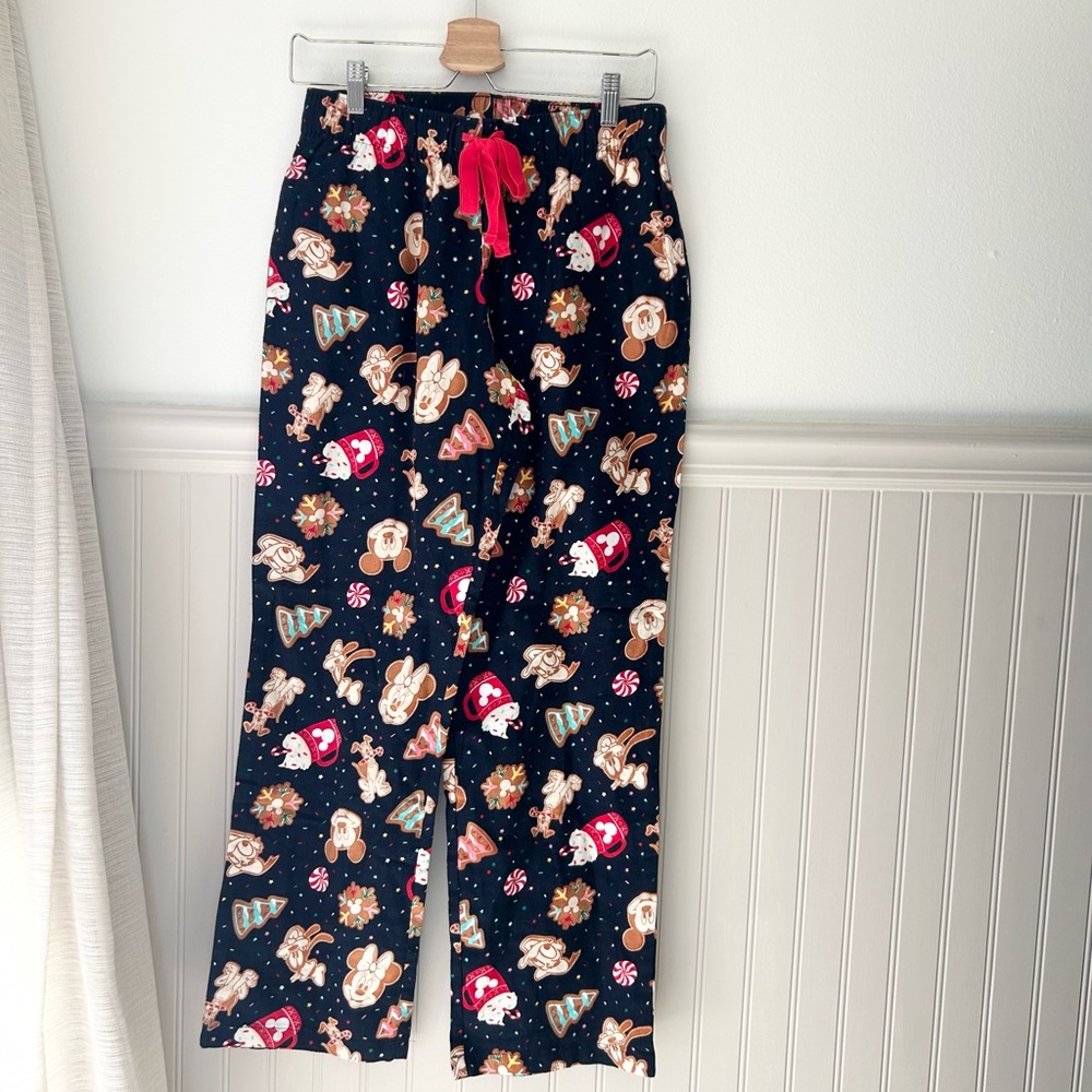 Old Navy X Disney Small 100% Cotton Mickey Christmas Pajama Lounge Pants
